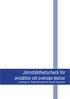 Jämställdhetscheck för anställda vid svenska teatrar Framtagen av Teaterförbundet och Svensk Scenkonst