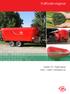 Fullfodervagnar. Feeder VM fodervagnar med 1, 2 eller 3 vertikalskruvar