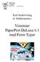 Visioneer PaperPort DeLuxe 6.1 med Form Typer