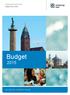 Stadsdelsnämnden Majorna-Linné. Budget 2015 HÅLLBAR STAD ÖPPEN FÖR VÄRLDEN