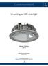 EXAMENSARBETE. Utveckling av LED downlight. Niklas Lövbom 2014. Högskoleingenjörsexamen Maskinteknik