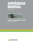 användar Manual UM-FL1-SE2.00 Centralt reservkraft system FLEX LINE 1000 DIGITAL