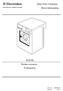 Spare Parts Catalogue Reservdelskatalog. W455H Washer extractor Tvättmaskin