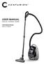 USER MANUAL. English / Svenska / Norsk. CENTURION DE330 Vacuum Cleaner