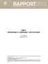 RAPPORT2013. Konsumentföreningen Stockholm. Salt II Granskning av saltmängd i våra livsmedel. KfS rapport September 2013