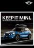 Keep it MINI. MINI ORIGINALTILLBEHÖR till mini countryman.