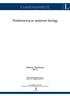 EXAMENSARBETE. Positionering av autonom borrigg. Markus Österberg 2014. Högskoleingenjörsexamen Berg- och anläggningsteknik