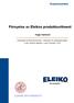 Förnyelse av Eleikos produktsortiment