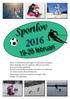 Sportlov 2016. 19-28 februari