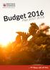 Budget 2016. Plan 2017-2018