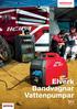 Elverk Bandvagnar Vattenpumpar POWER EQUIPMENT