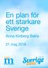En plan för ett starkare Sverige. Anna Kinberg Batra