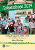 Salemsdagen 2014. Lördag 30 augusti kl. 12.00 17.00. Salem/Rönninge. Årets familjefest i Skönviksparken