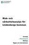 Risk- och sårbarhetsanalys för Lindesbergs kommun