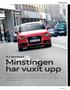 Minstingen har vuxit upp. A1 Sportback. vorsprung