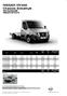 NISSAN NV400 Chassis Enkelhytt FWD (Framhjulsdrift) PRISLISTA 2013-03-15