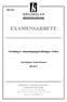 EXAMENSARBETE. Utredning av sammanlagringsberäkningar i Netbas. Claes Haglund / Daniel Johansson 2002-08-22