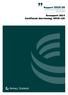 Rapport 2015:20 Avfall Sveriges Utvecklingssatsning ISSN 1103-4092. Årsrapport 2014 Certifierad återvinning, SPCR 120