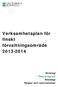 Verksamhetsplan för finskt förvaltningsområde 2013-2014