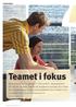 I PRAKTIKEN» Teamet i fokus