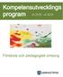 Kompetensutvecklings program