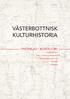 VÄSTERBOTTNISK KULTURHISTORIA. faktablad bondejord