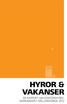 Hyror & Vakanser. En rapport om kontorshyresmarknaden