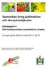 Samverkan kring pollinatörer och ekosystemtjänster
