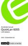 Användarmanual QuickLan 6055 LAN-testare