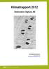 Klimatrapport 2012. Kontaktinformation: Jens Johansson jens.johansson@uandwe.se 1 (6)