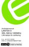Användarmanual LANTEK II 350, 500 & 1000MHz LAN-testare för certifiering.