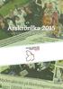 Årskrönika 2015 verksamhetsåret som gått KULTUR, FRITID OCH FÖREBYGGANDE VÄSTER