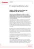 Pressmeddelande. 2009 års PIXMA-serie från Canon: Sju intelligenta allt i ett skrivare 2009-08-19. PIXMA-skrivare med allt i ett