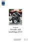 Förslag till Arvode- och taxebilaga 2013