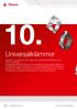 10. Universalklämmor. 198 Produktkatalog fr.o.m. 2015-01-01 Vi reserverar oss för fel eller framtida ändringar.