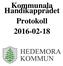 Kommunala Handikapprådet Protokoll 2016-02-18