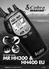 VHF MARIN RADIO MR HH300 & HH400 EU