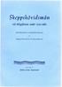 Skeppshövidsmän. vid örlogsflottan under 1500-talet. Sjöhistoriska Samfundet BIOGRAFISKA ANTECKNINGAR. Hjalmar Börjeson (f) och Georg Hafström