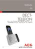 MANUAL DECT- TELEFON. Voxtel D570/D570 twin