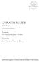 AMANDA MAIER 1853-1894. Sonat för violin och piano i h-moll. Sonata for Violin and Piano in B minor