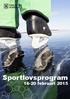 Sportlovsprogram 16-20 februari 2015