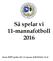 Så spelar vi 11-mannafotboll 2016. Inom JHFF spelas det 11-manna fotboll från 14 år.