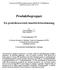 Presenterat på VITS projektseminarium, 1998-08-19 20, Åtvidaberg Reviderad version3 (1999-10-22) Produktbegreppet