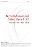 Nyhetsdokument Vitec Hyra 1.52