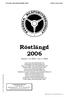 SVENSKA BILSPORTFÖRBUNDET - RÖSTLÄNGD 2006 - Röstlängd 2006. (Period 1/12 2005 30/11 2006)