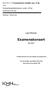 Lars Ekman. Examenskonsert 6/6 2007. Skriftlig reflektion inom självständigt, konstnärligt arbete