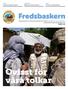 Ovisst för våra tolkar. Fredsbaskern. 08-09 Rapport från Folk och Försvar. 05 Veteranmottagningen öppen. 24 En teater om Kongosoldater