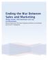 Ending the War Between Sales and Marketing Philip Kotler, Neil Rackham och Suj Krishnaswam Elina Andersson Pernilla Klippberg Rebecca Helander