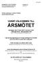 VARMT VÄLKOMMEN TILL ÅRSMÖTET