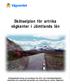 Skötselplan för artrika vägkanter i Jämtlands län